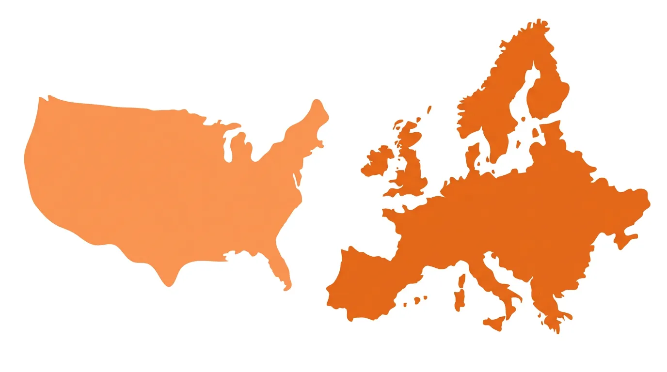 ROQAD coverage across the United States and Europe
