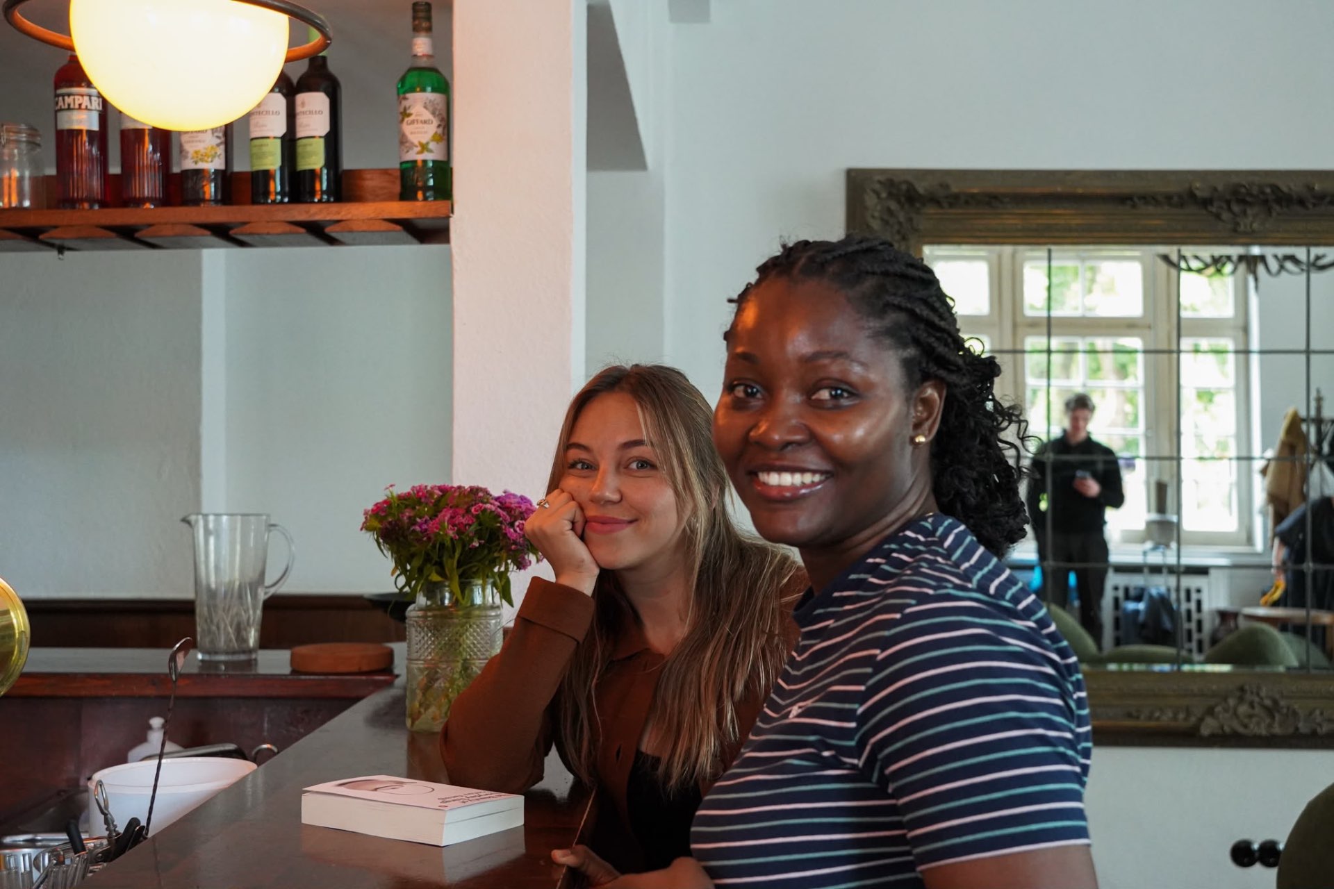 Colleagues at the bar