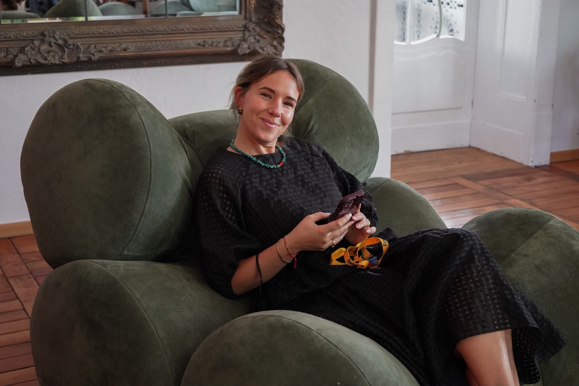Team member relaxing