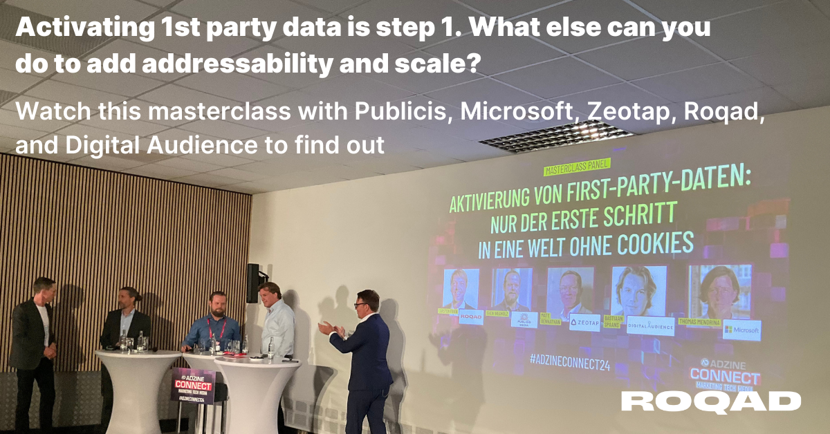 Activating 1st party data is just the first step. There are so many tools you can use after that